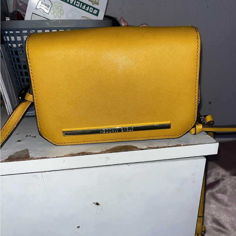 Steve Madden Mustard Crossbody Bag